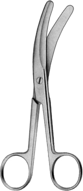 umbilical and gum scissors