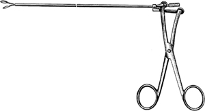 Broncho-escophagoscopy forceps